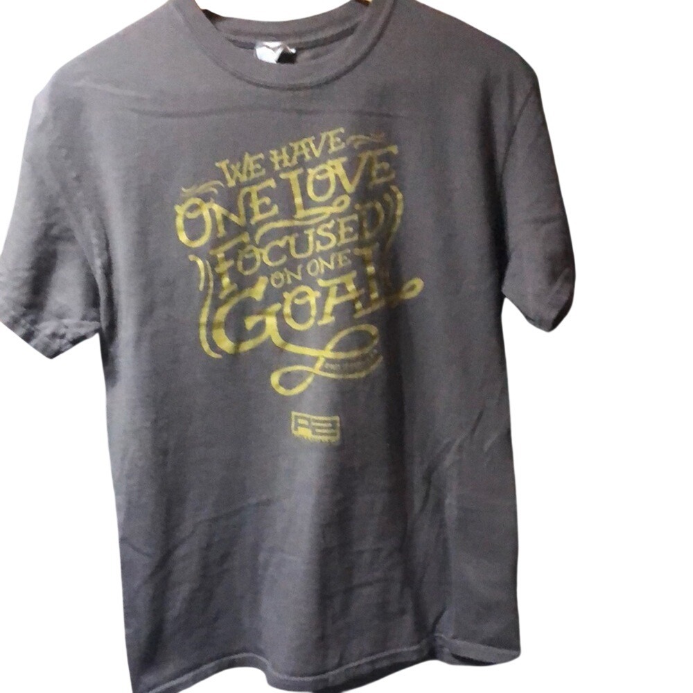 "P2 Mission" Gray T-Shirt‎ with Yellow Graphic